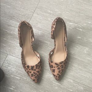 Cheetah print pumps